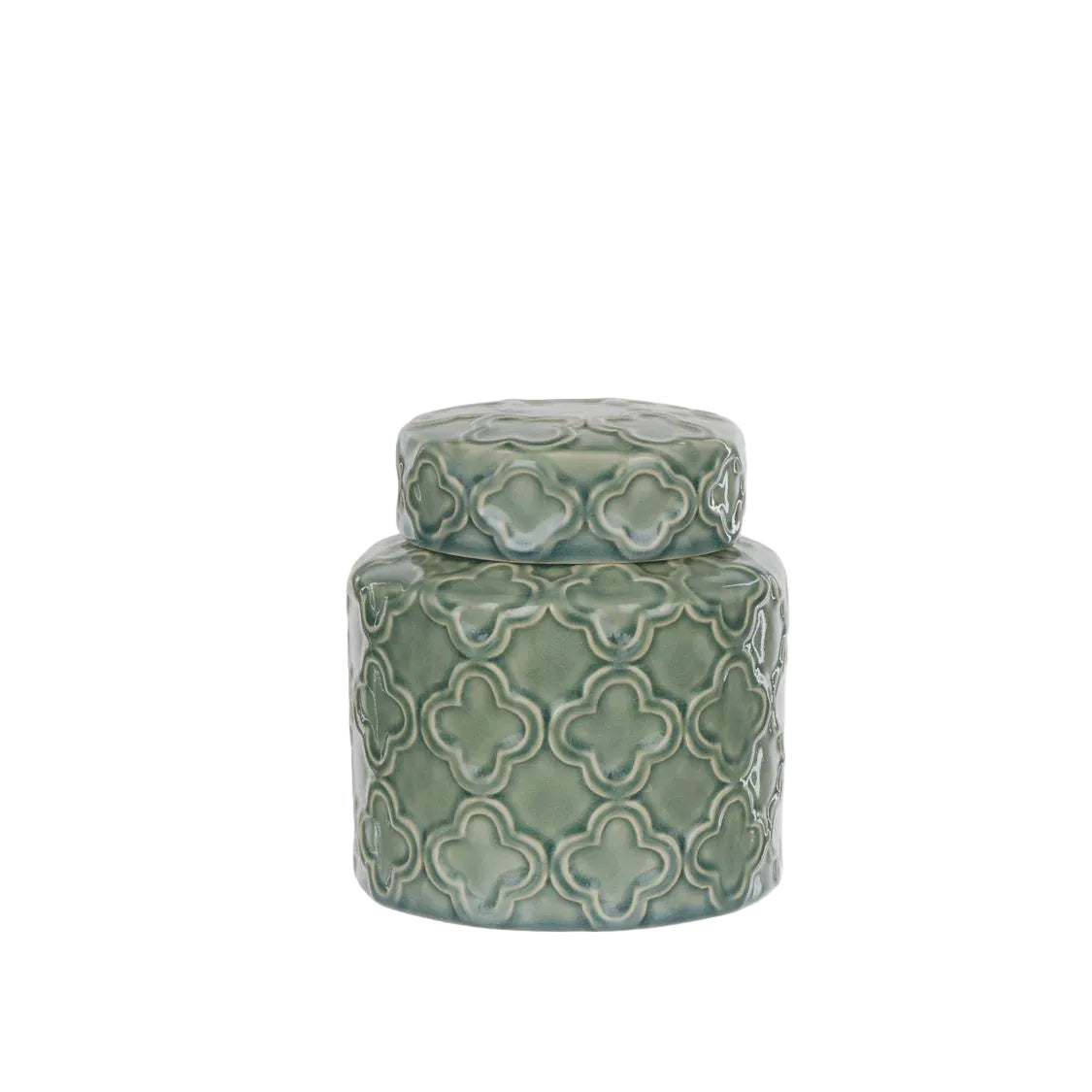 Ciana Ginger Jar Reactive Green | Society Home