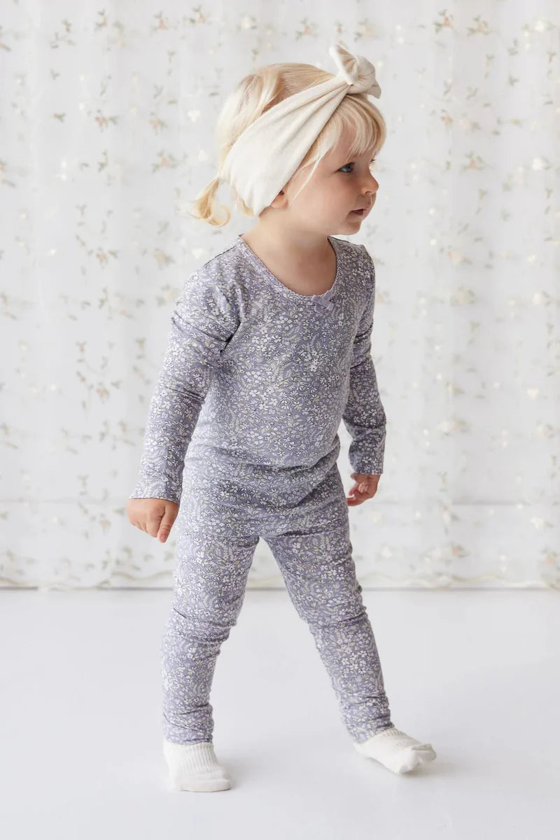 Organic Cotton Everyday Legging - April Lilac | Jamie Kay