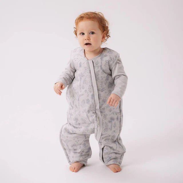 Duvet Sleeping Suit - Pebble Wilderness | Woolbabe