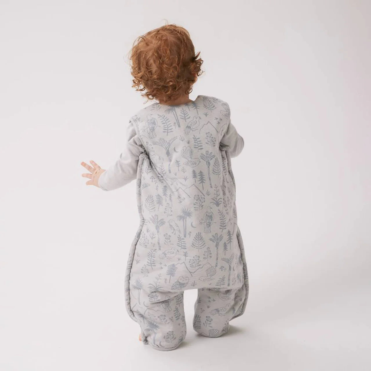 Duvet Sleeping Suit - Pebble Wilderness | Woolbabe