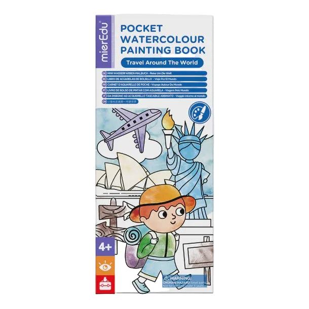 Pocket Water Colour Painting Book - Travel Around the World | MierEdu