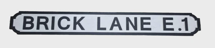 Brick Lane Road Sign | Blue Goose Imports