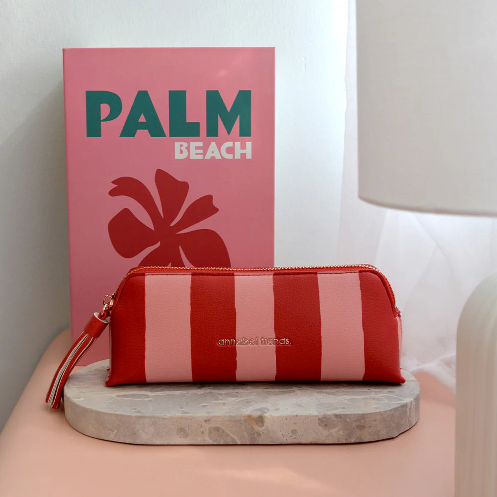 Mini Vanity Bag - Trailing Natives / Stripes | Annabel Trends