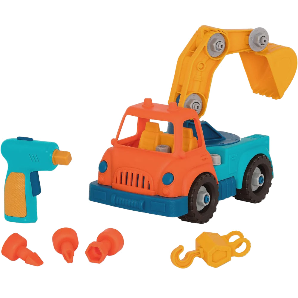 Wonder Wheels - Take Apart Crane Truck | Battat