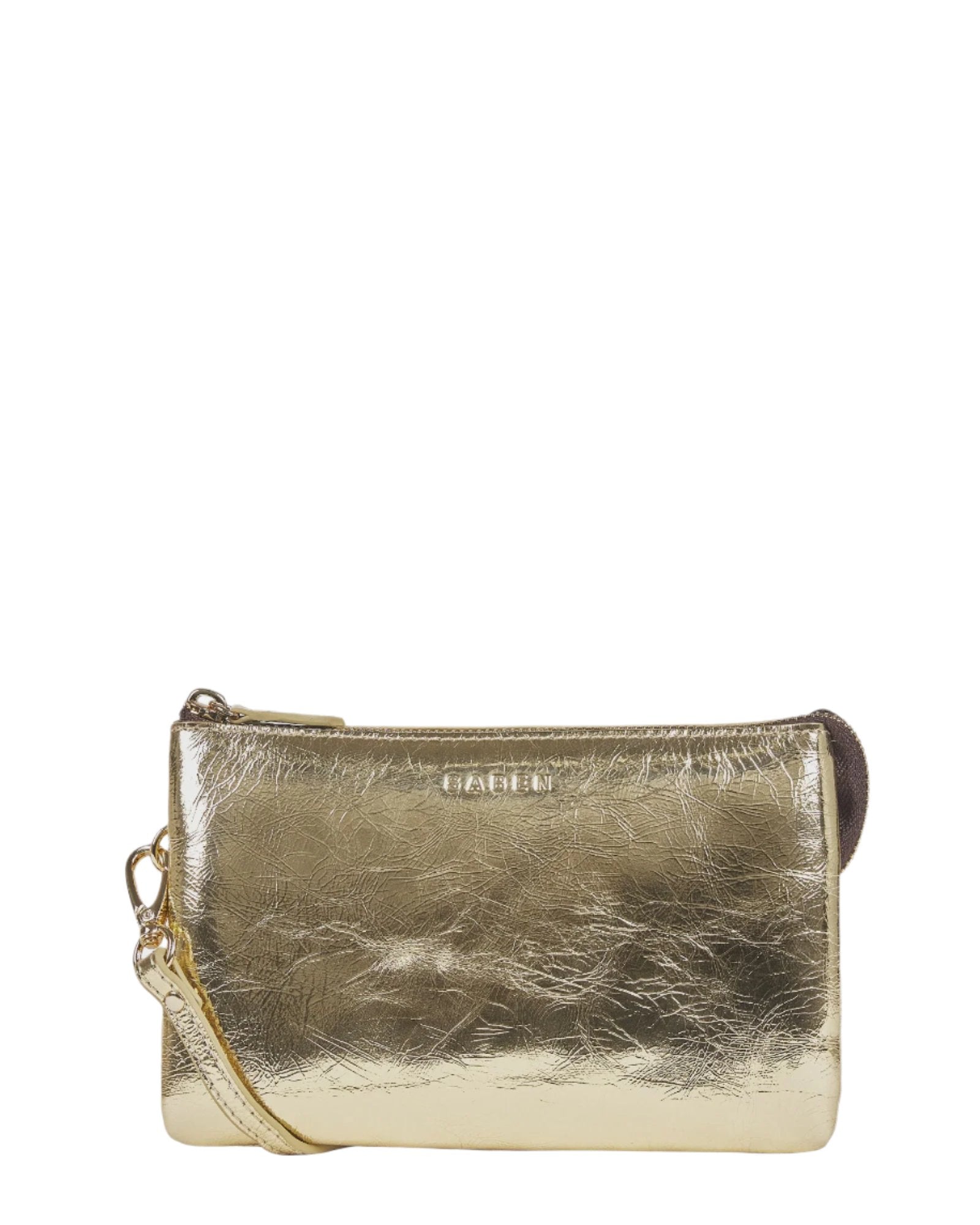 Tilly Crossbody Light Gold Crinkle | Saben