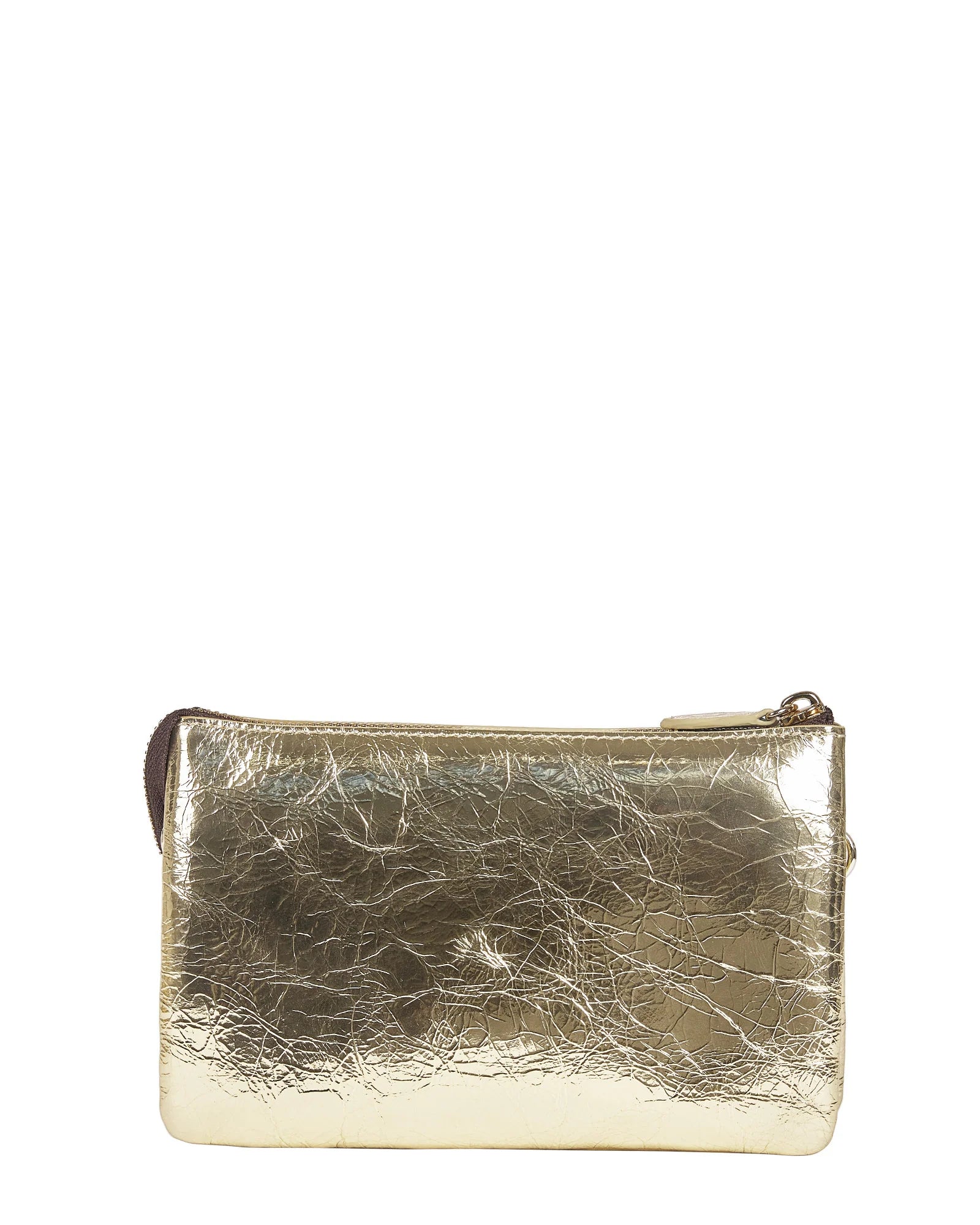 Tilly Crossbody Light Gold Crinkle | Saben