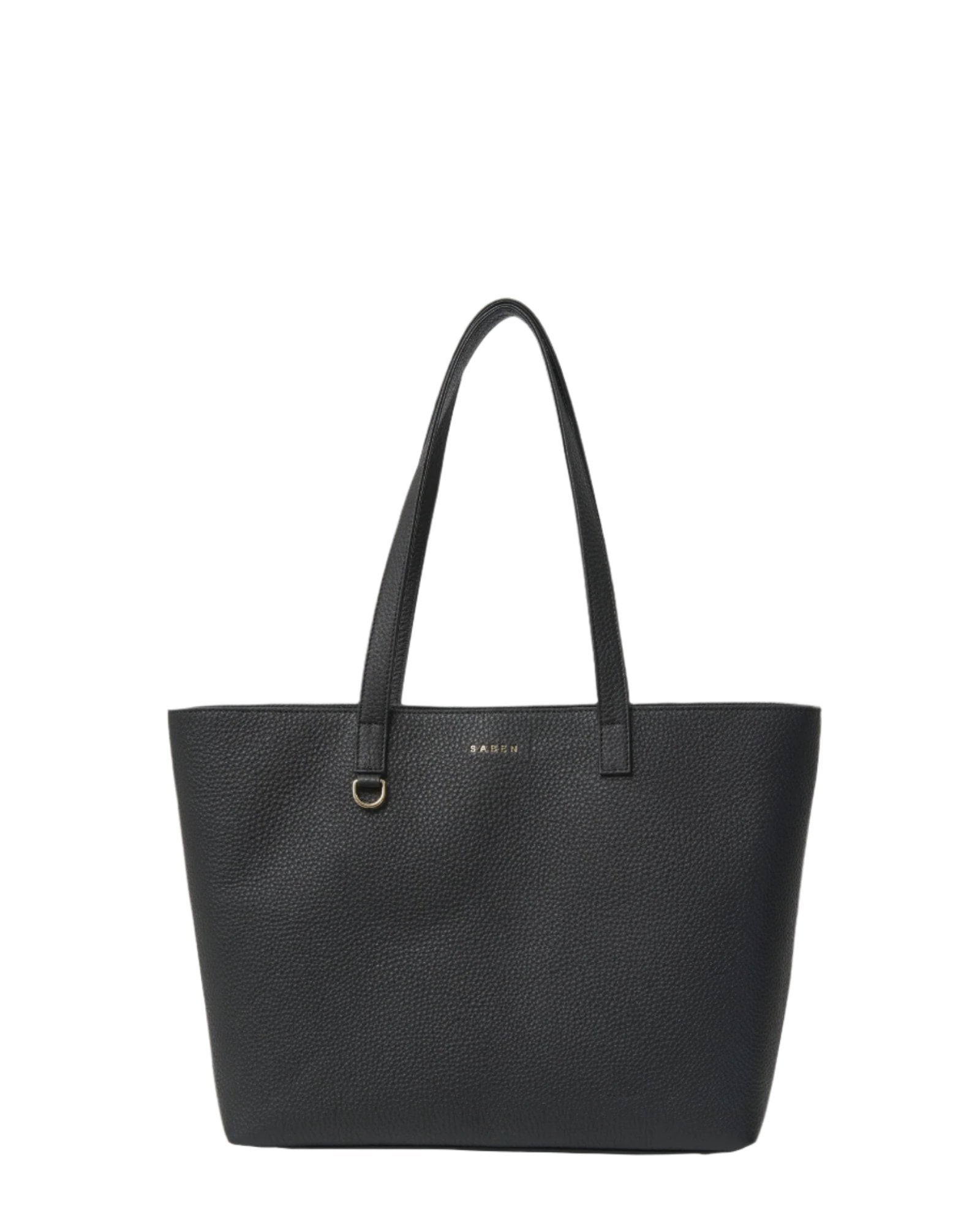 Tilbury Shoulder Bag Black + Bronze Foil | Saben