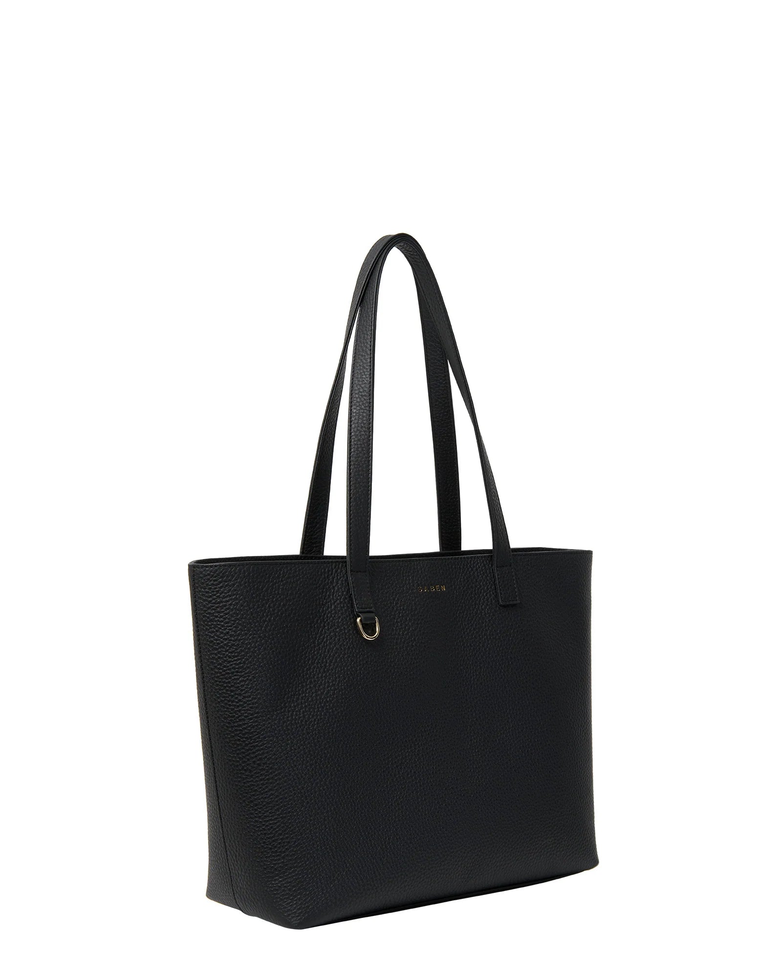 Tilbury Shoulder Bag Black + Bronze Foil | Saben