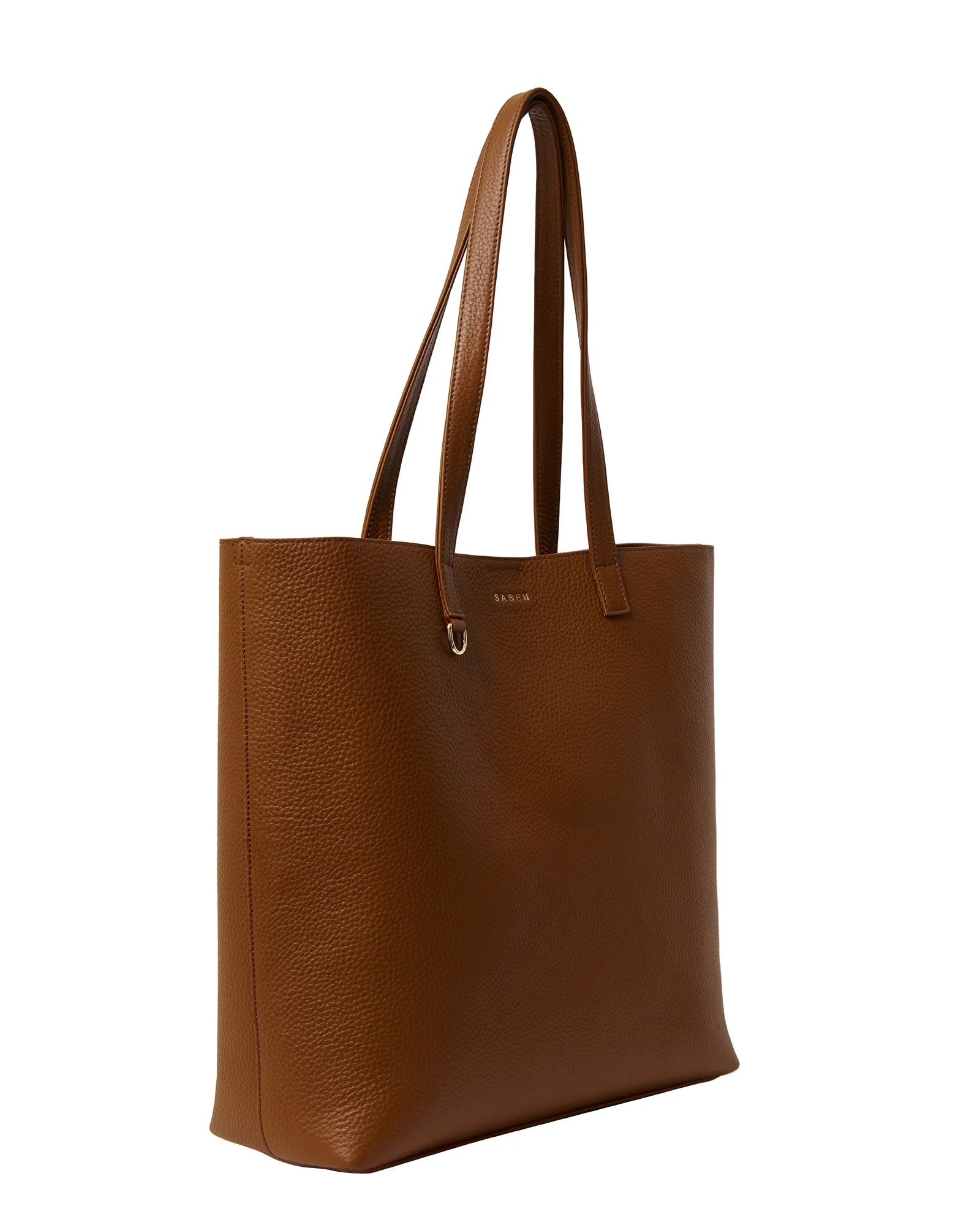 Carter Tote Tan + Tan Chain Print | Saben