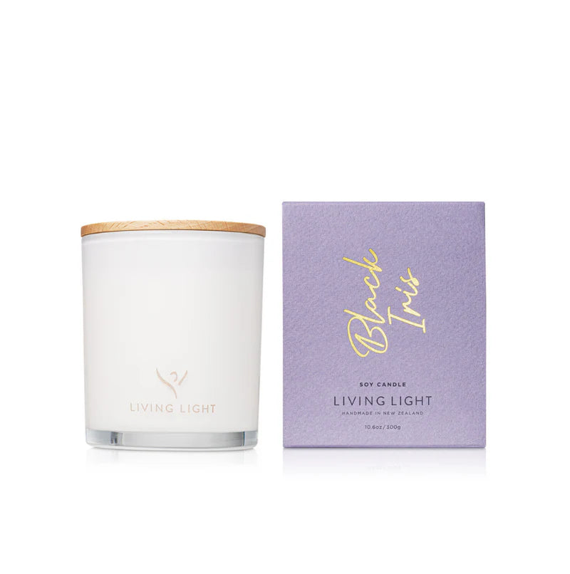 Black Iris Soy Candle Large | Living Light