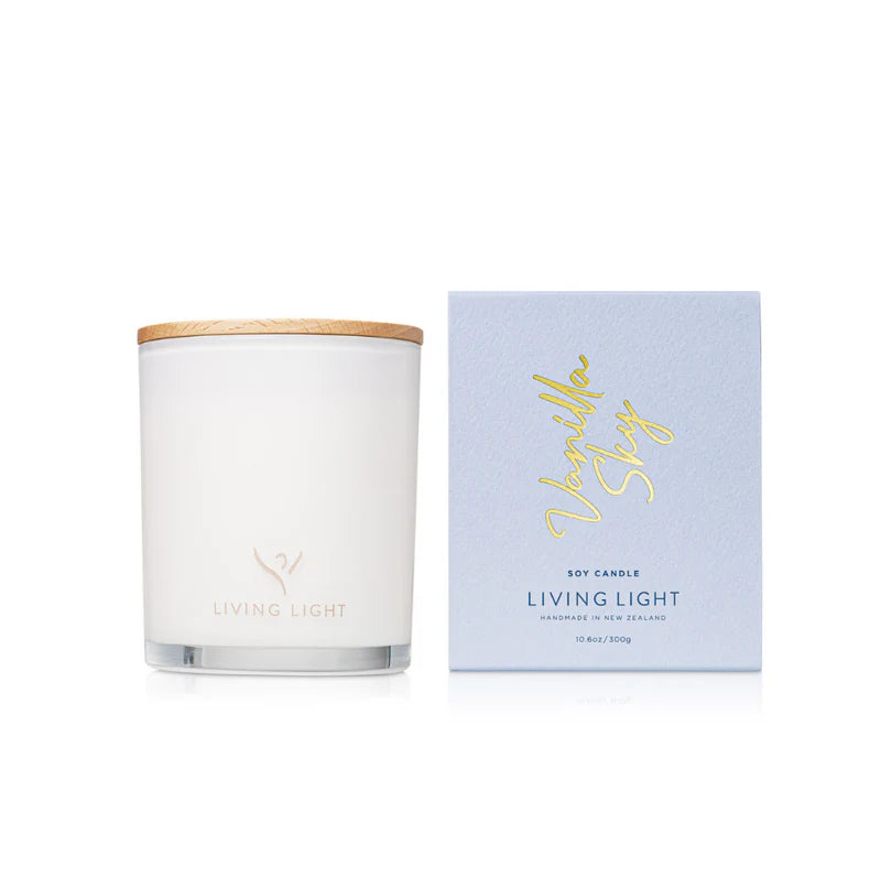 Vanilla Sky Soy Candle Large | Living Light