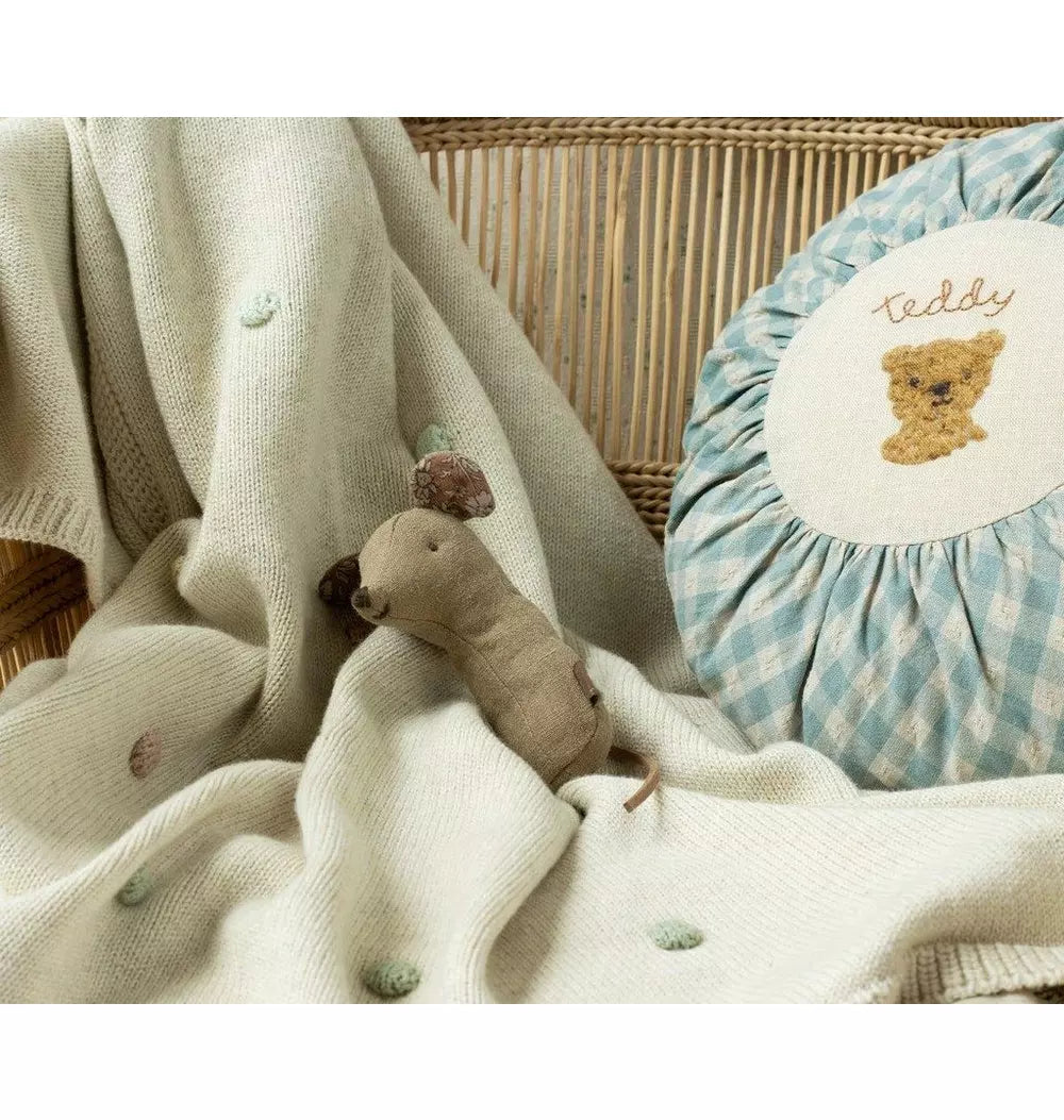 Lullaby Friends Mouse Rattle - Light Umber | Maileg