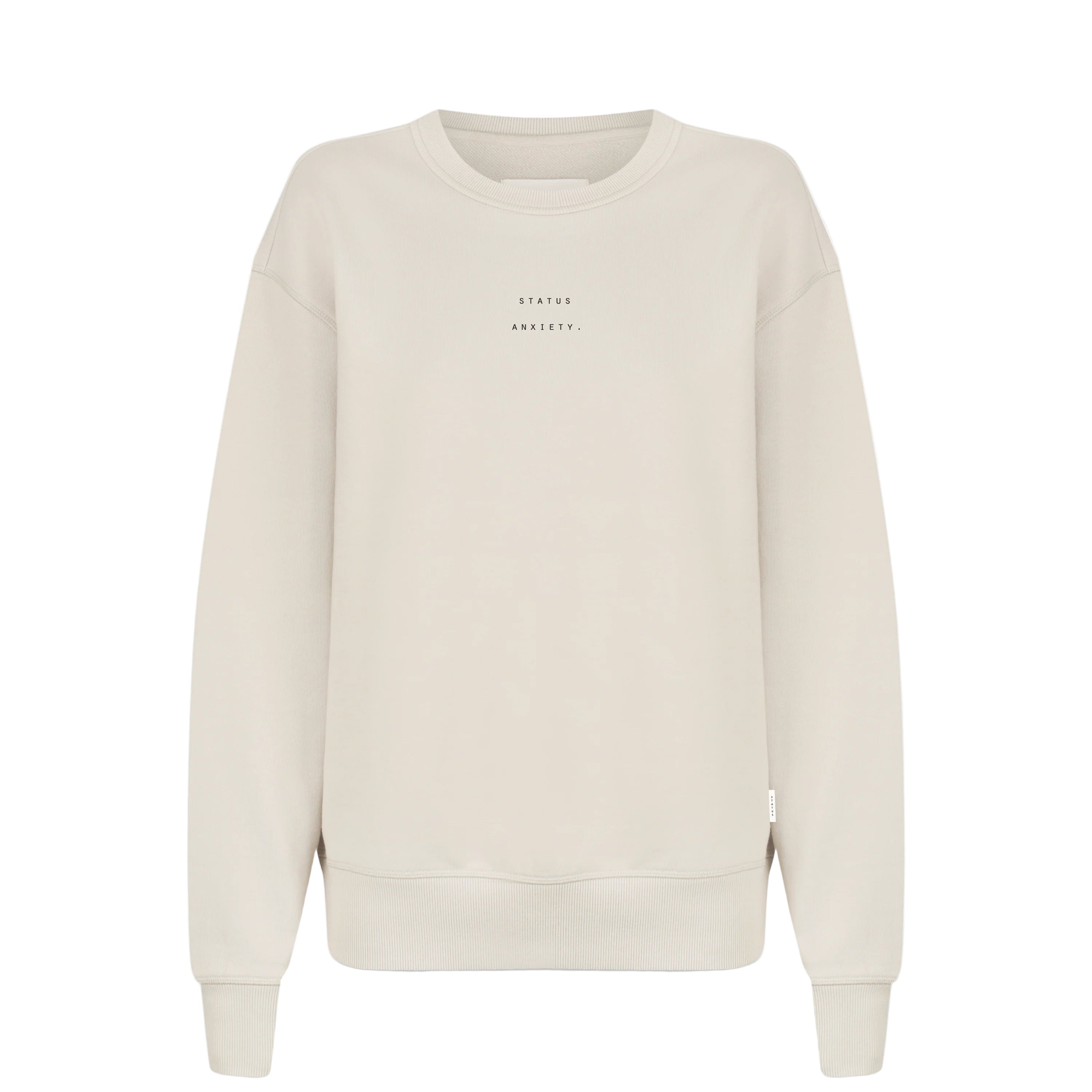 Could Be Nice Logo - Women's Classic Crew / Dove Grey | Status Anxiety