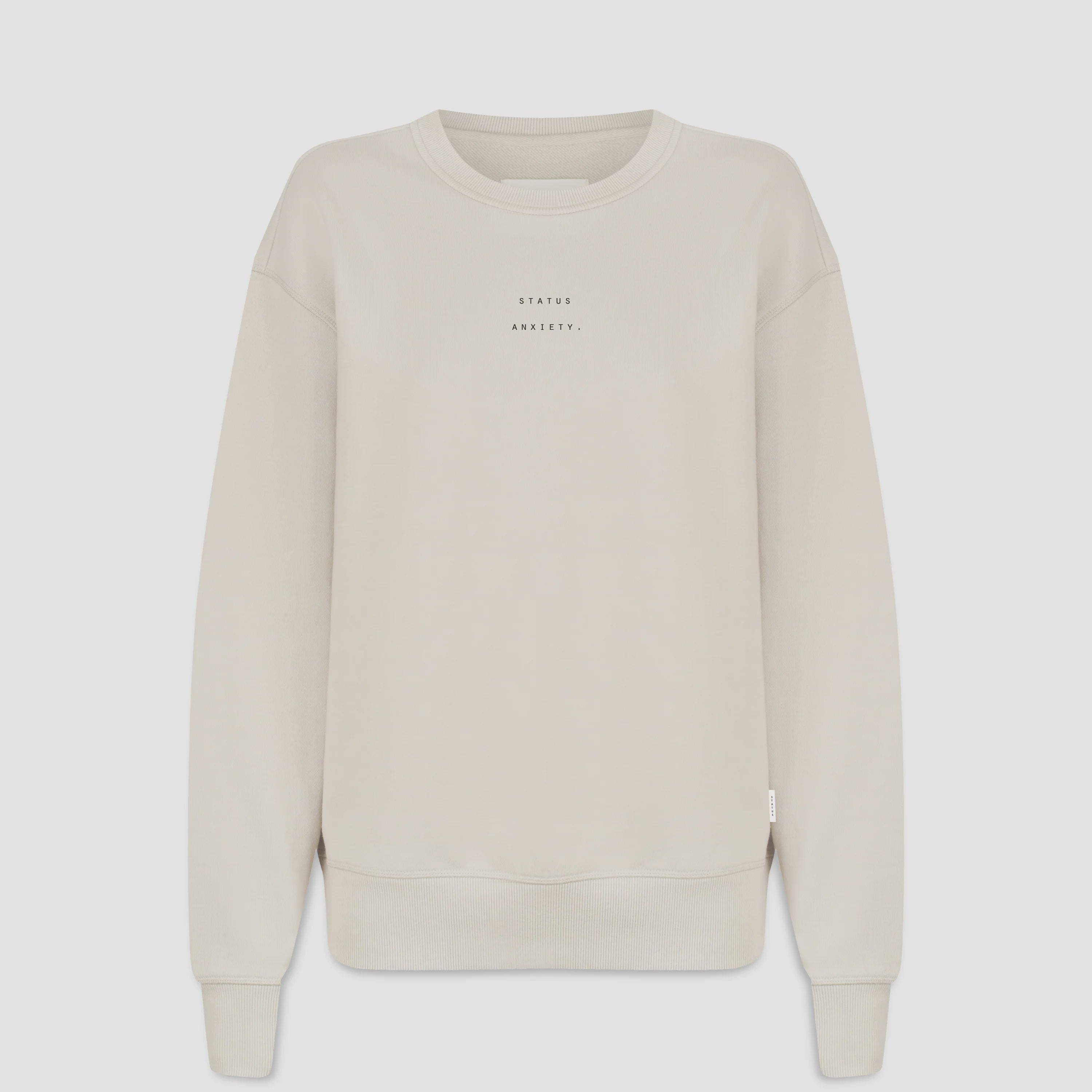 Could Be Nice Logo - Women's Classic Crew / Dove Grey | Status Anxiety