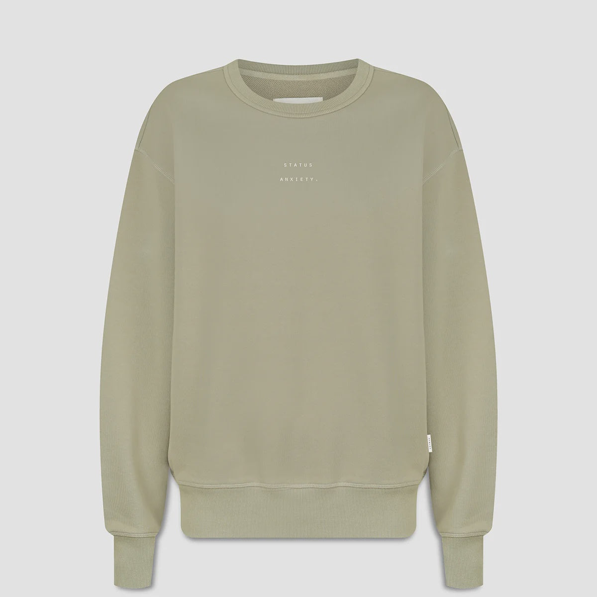 Could Be Nice Logo - Women's Classic Crew - Washed Sage | Status Anxiety
