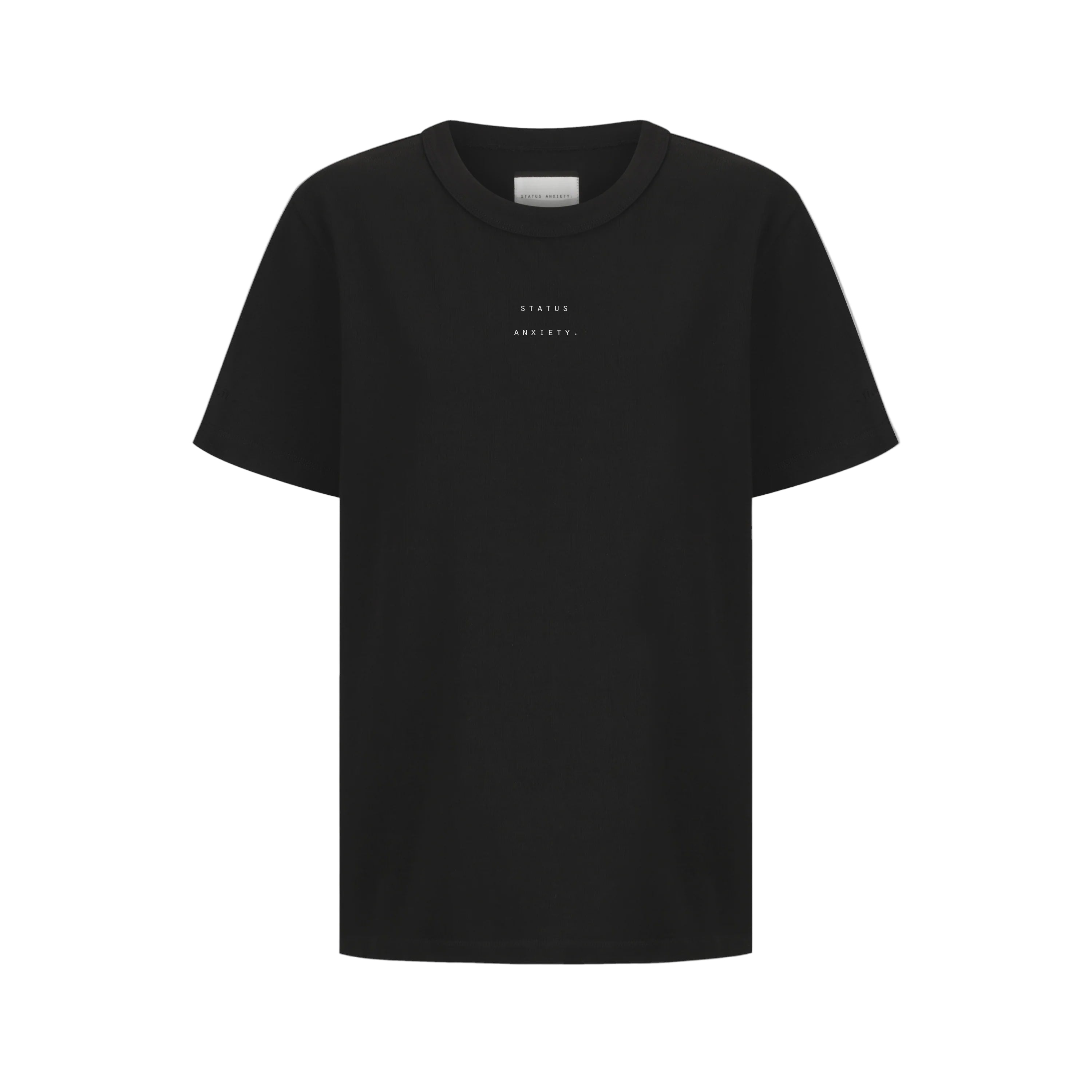 Feels Right Logo Women's Tee | Soft Black | Status Anxiety