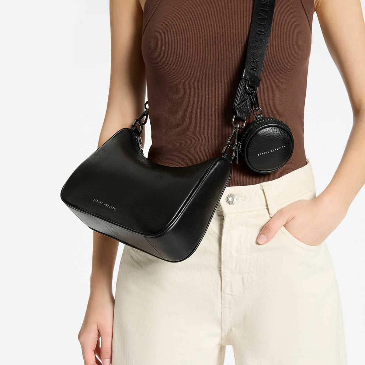 Go With Me Pouch - Black | Status Anxiety