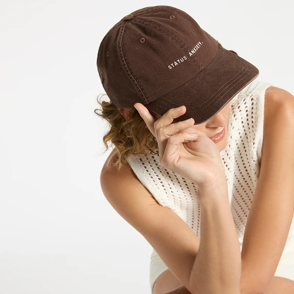 Status Anxiety Cap - Bark | Status Anxiety