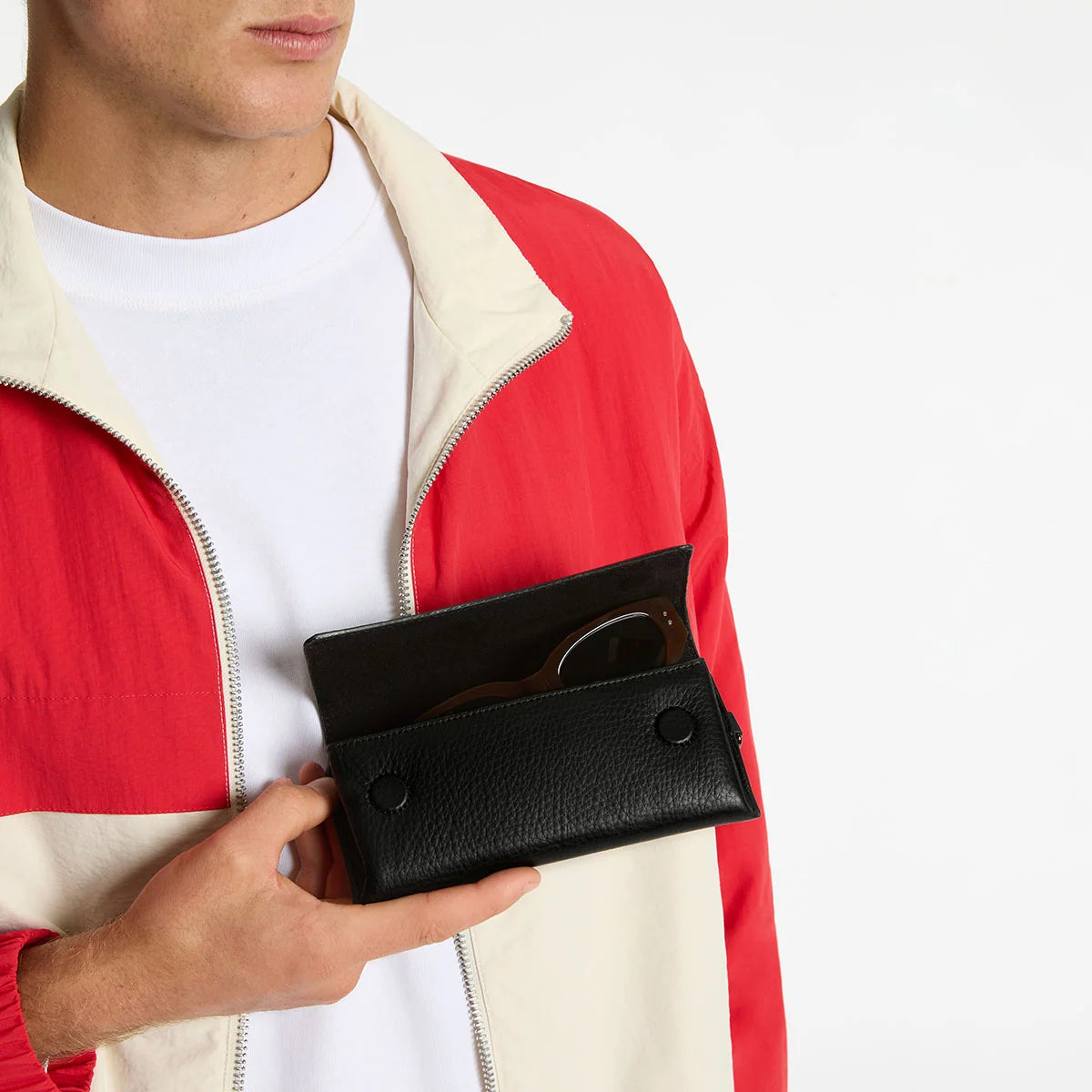 Into The Ether Sunglasses Case - Black | Status Anxiety