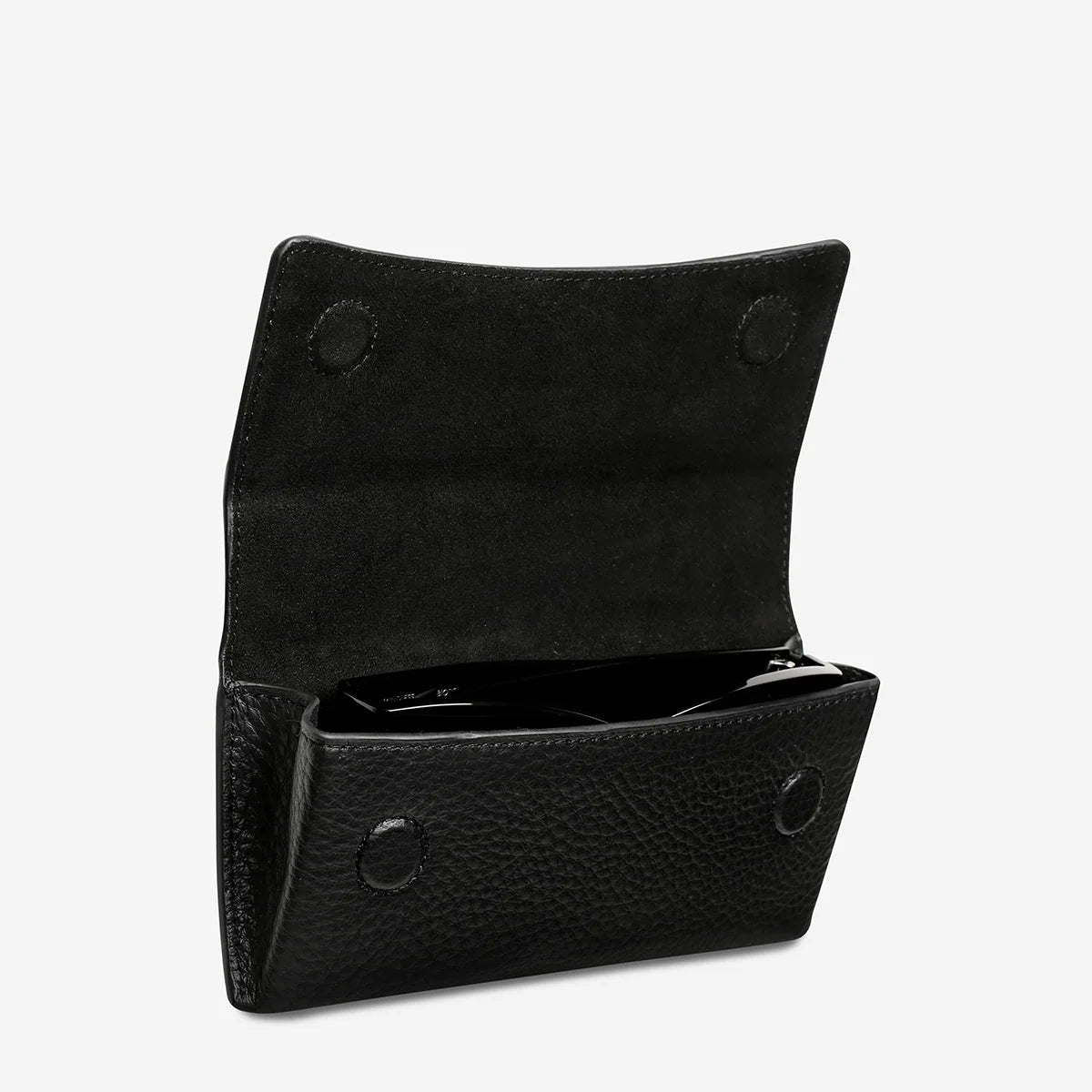 Into The Ether Sunglasses Case - Black | Status Anxiety