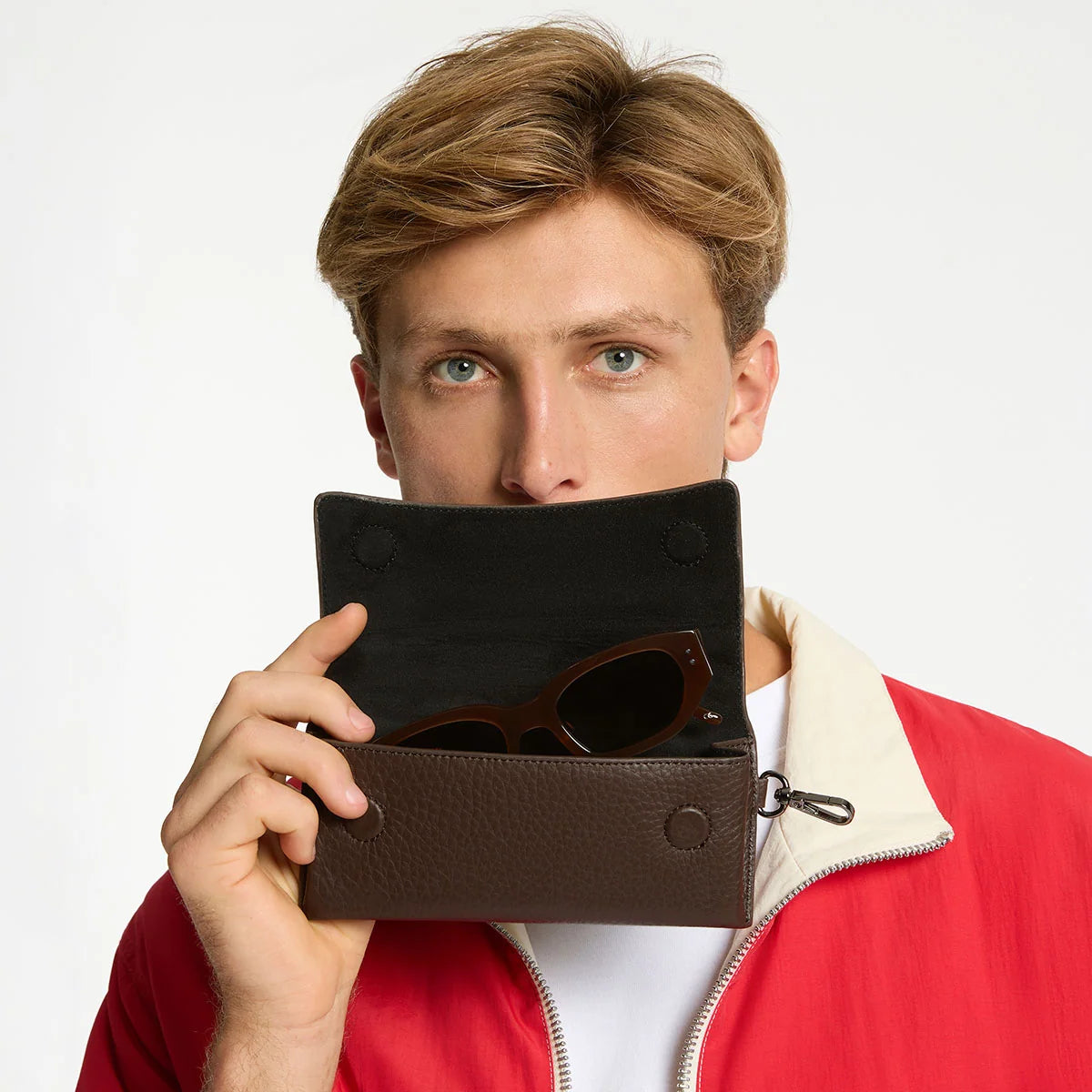 Into The Ether Sunglasses Case - Cocoa | Status Anxiety