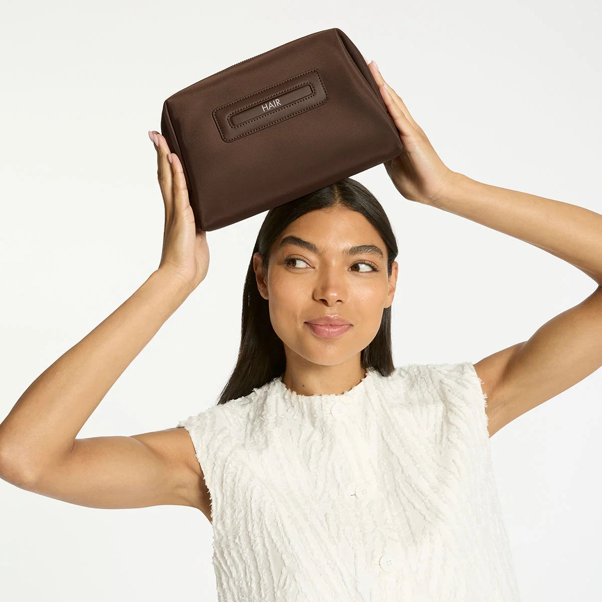 Hunter Recycled Toiletry Bag Medium - Truffle | Status Anxiety