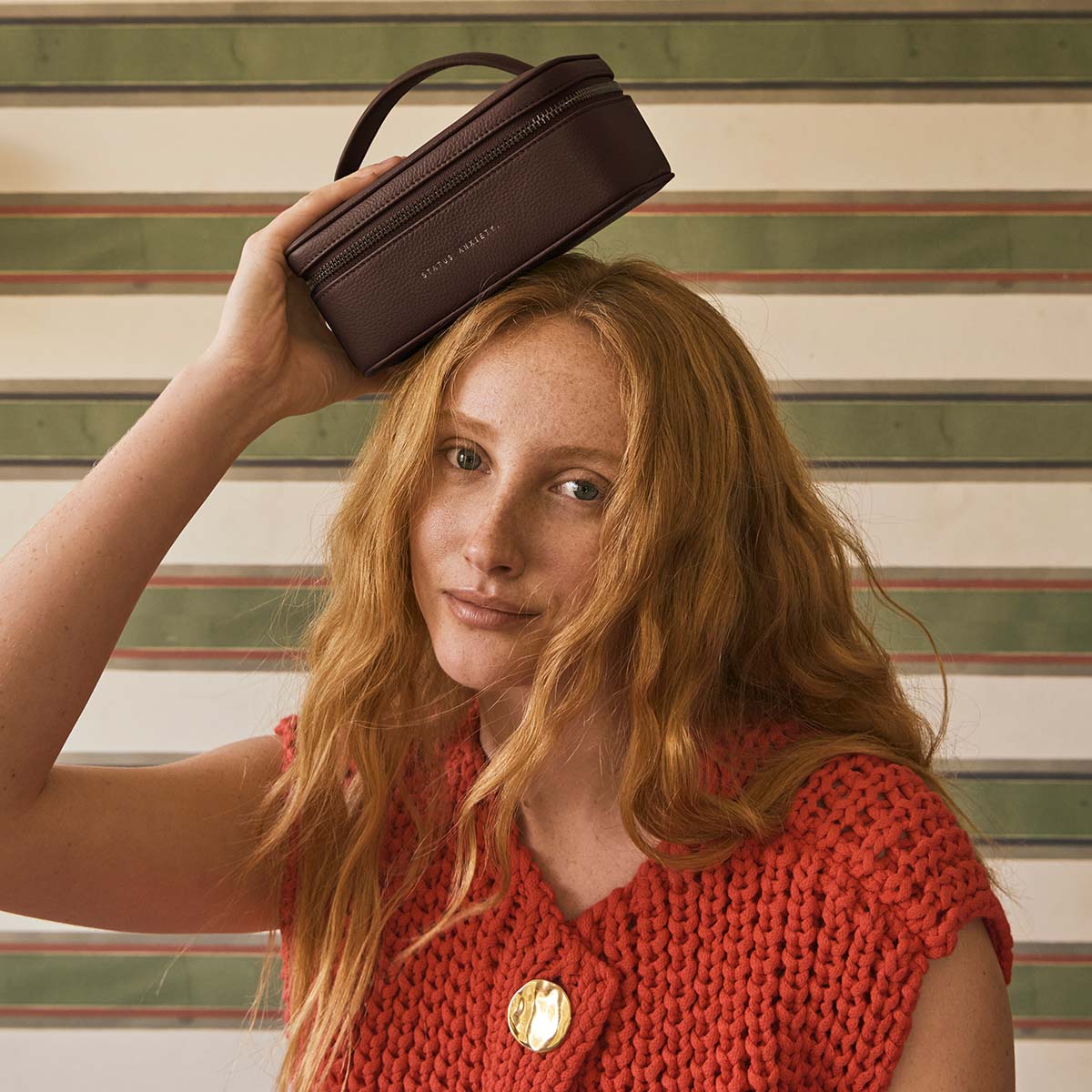 Shining Armour Jewellery Case - Cocoa | Status Anxiety