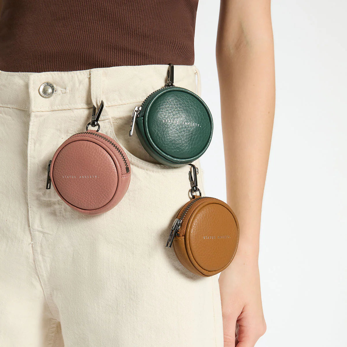 Go With Me Pouch - Camel | Status Anxiety
