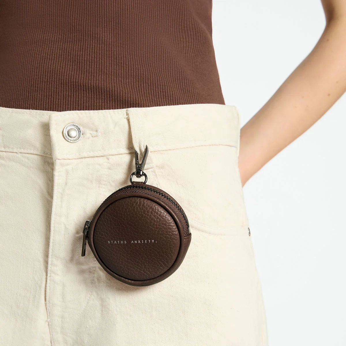 Go With Me Pouch - Cocoa | Status Anxiety