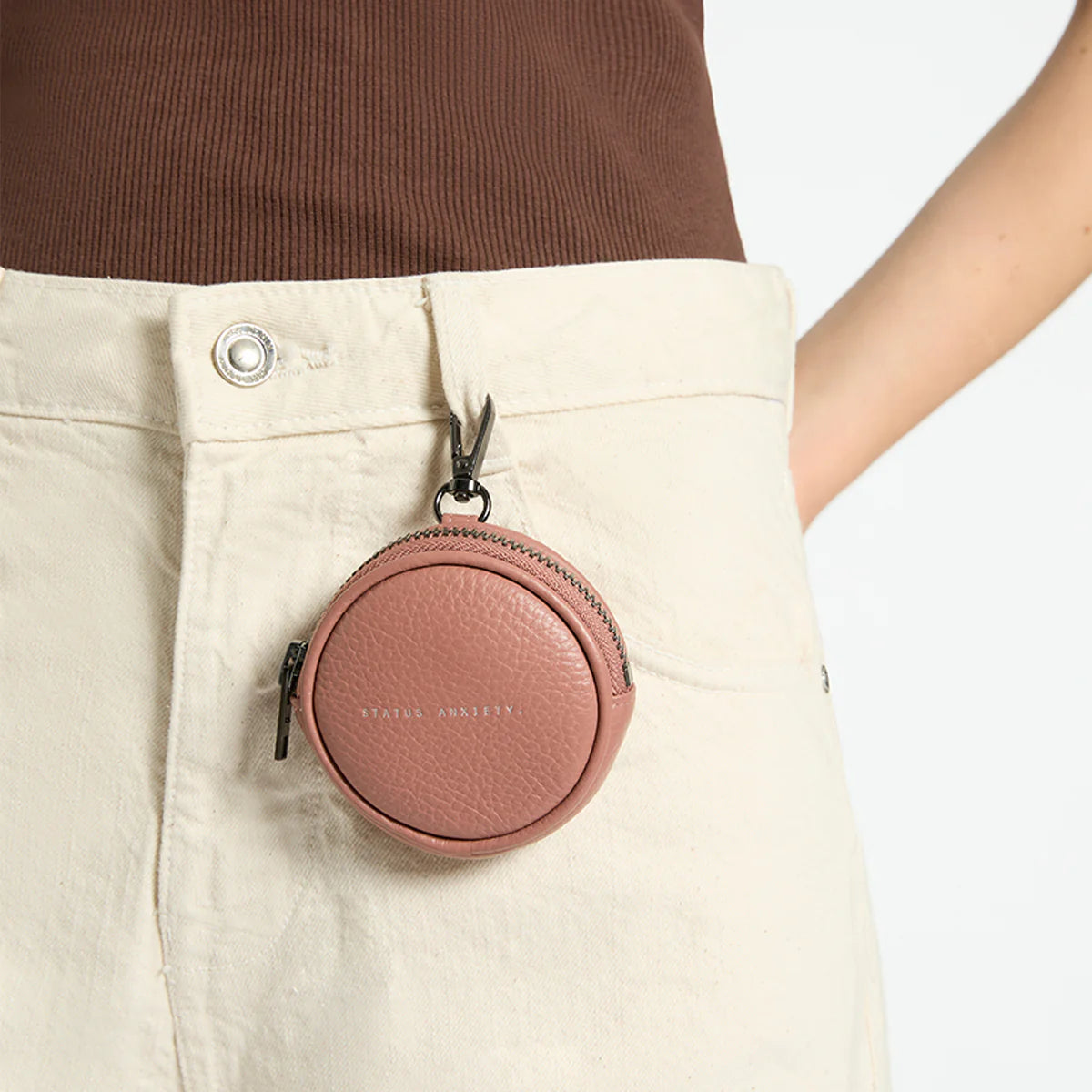 Go With Me Pouch - Dusty Rose | Status Anxiety