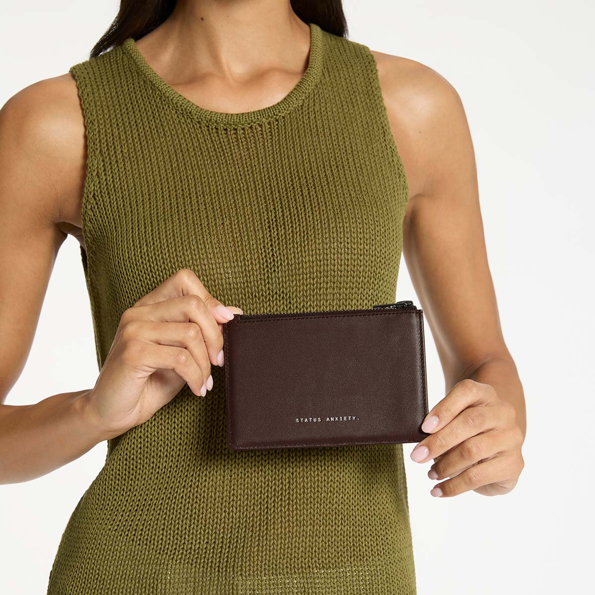 Gone Again Wallet - Cocoa Nappa | Status Anxiety