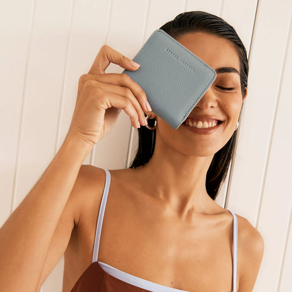 Sense Of Wonder Wallet - Powder Blue | Status Anxiety