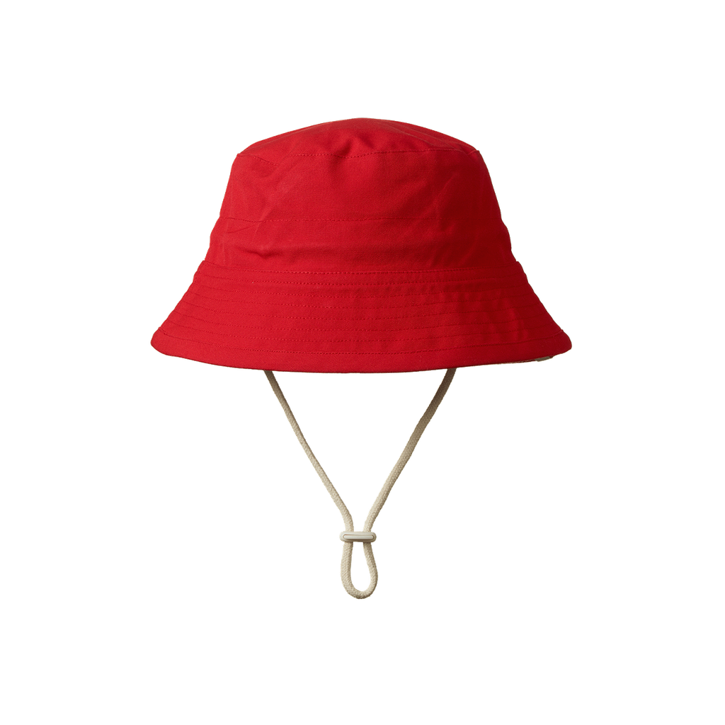 BUCKET SUNHAT - Red | Nature Baby