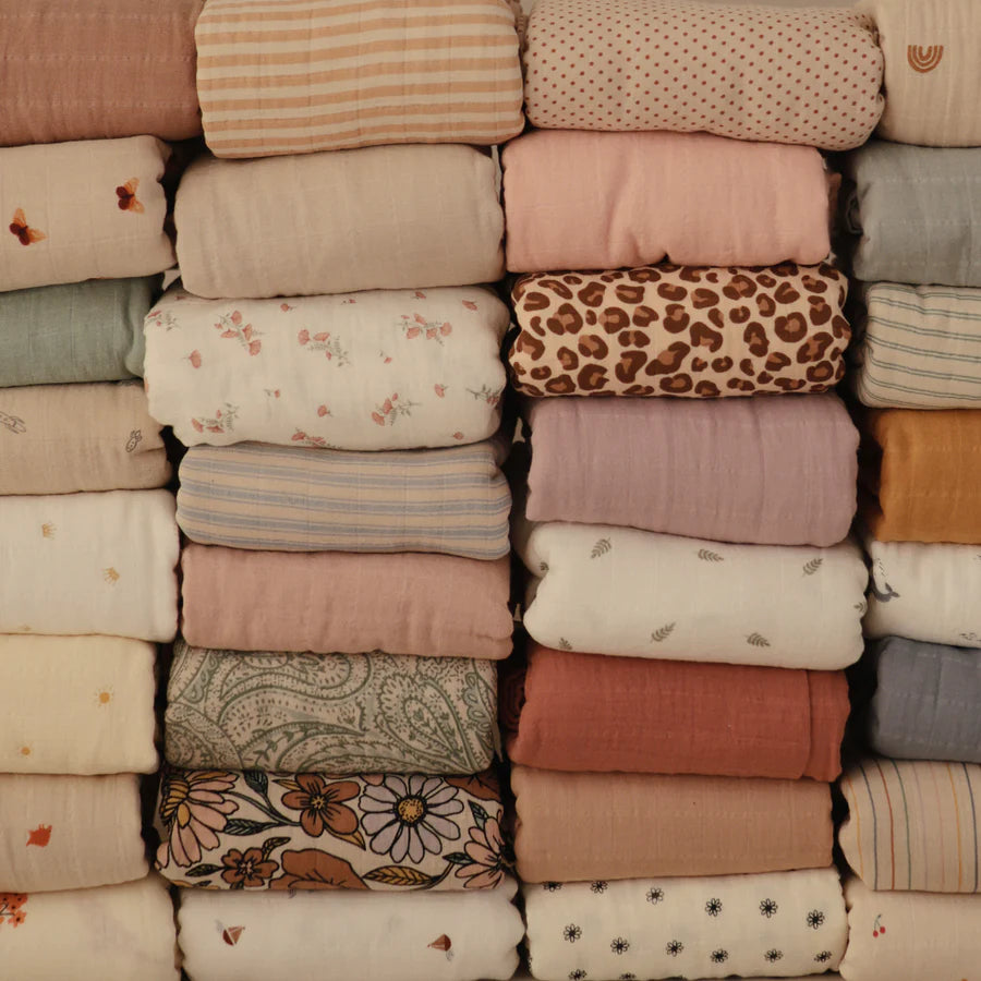 Swaddle - Pastel Blooms | Mushie