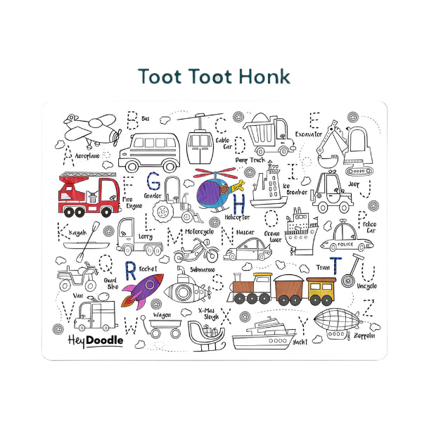 Toot Toot Honk Playmat (Large) |  Hey Doodle