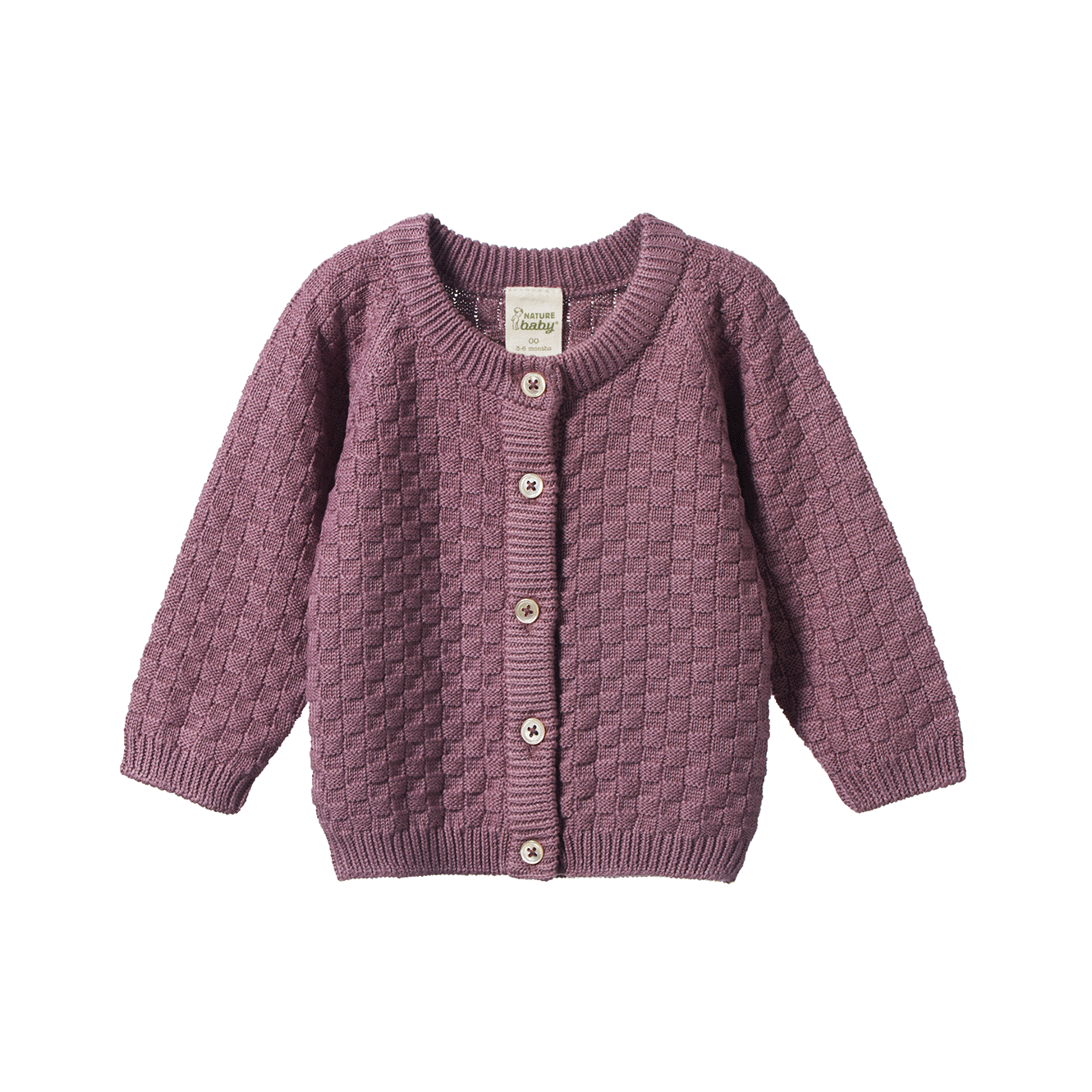 PIPER CARDIGAN Twilight Basket Knit | Nature Baby