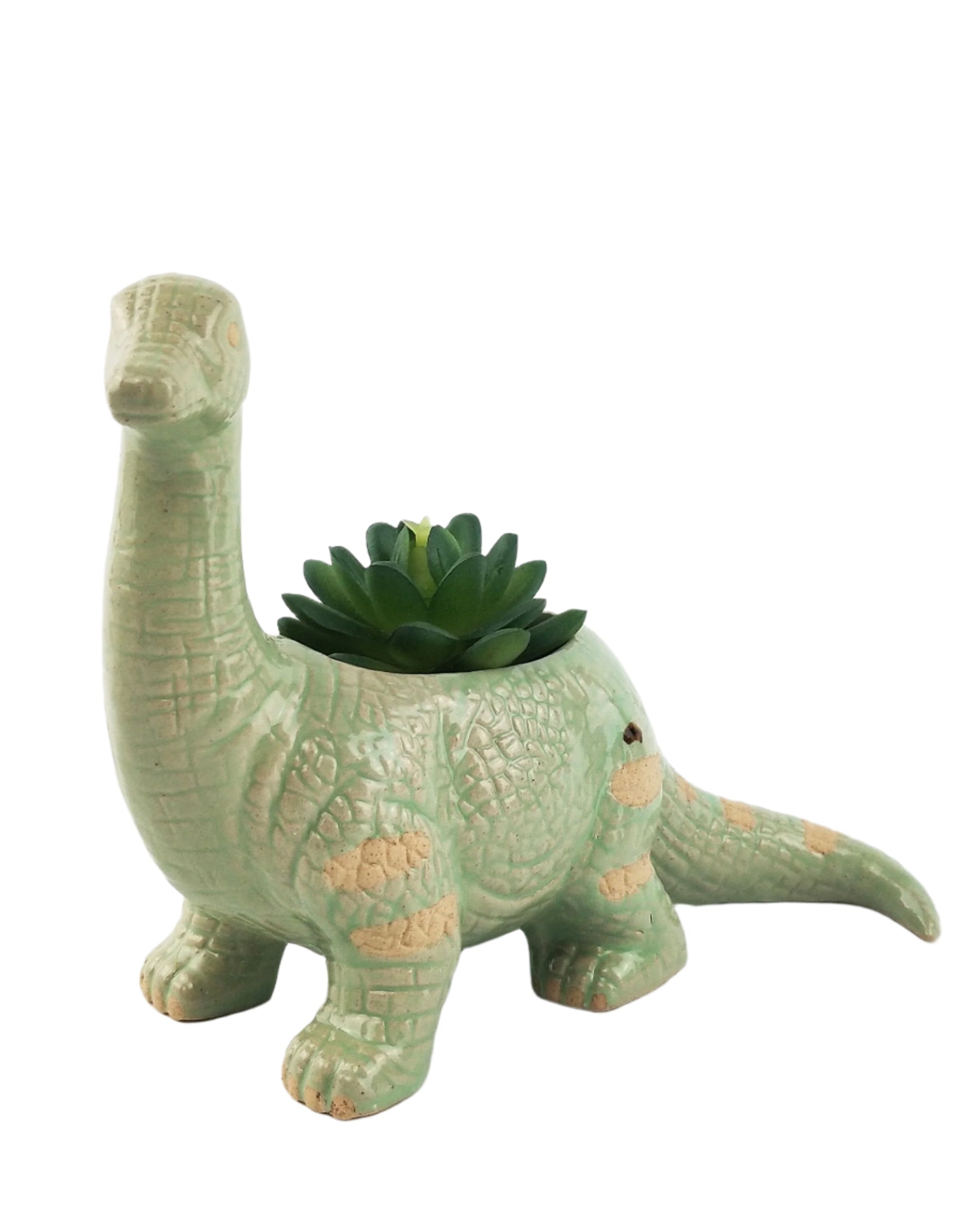 Dinosaur Planter Green 15cm | Urban Products