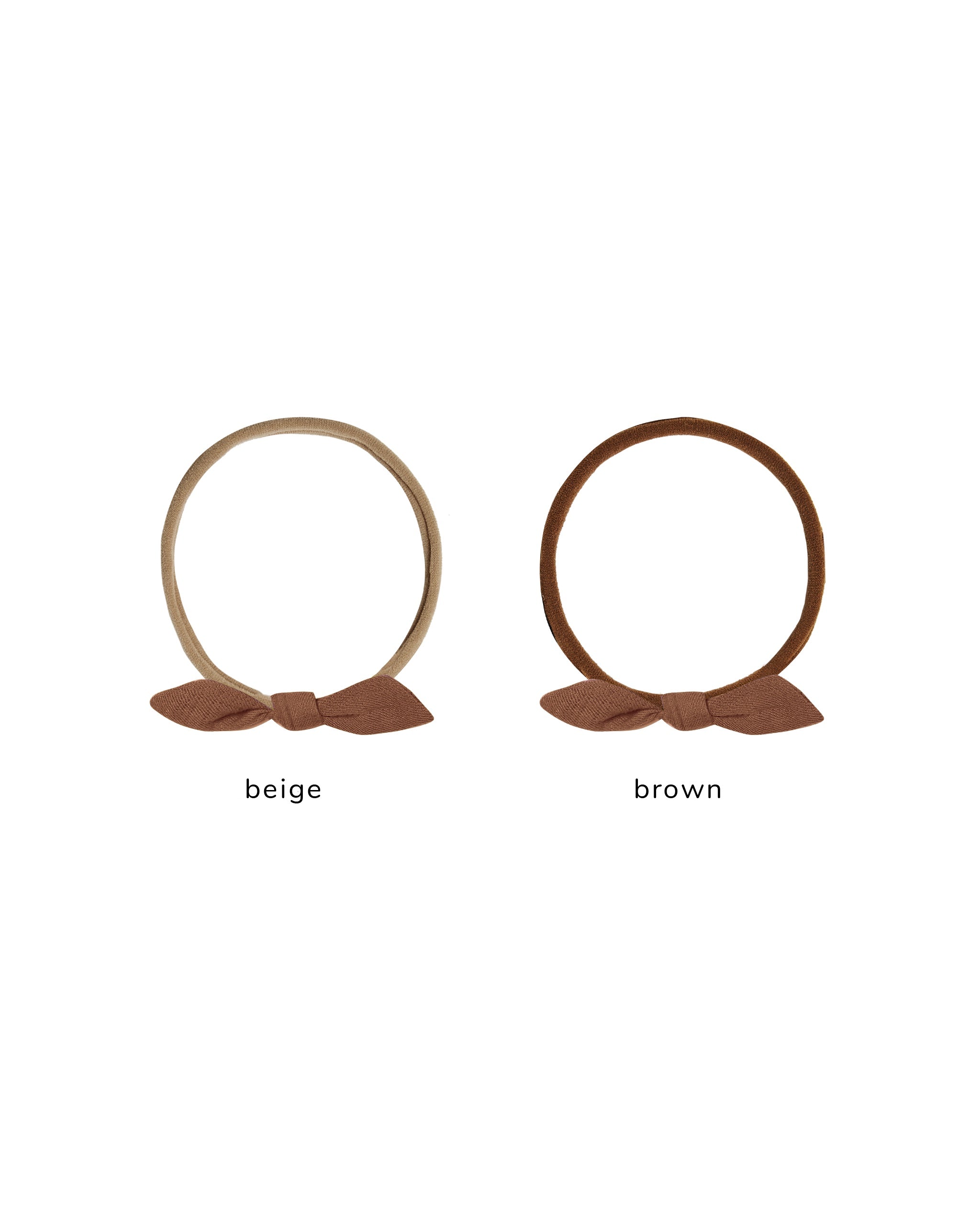 LITTLE KNOT HEADBAND || CEDAR / BEIGE | Quincy Mae