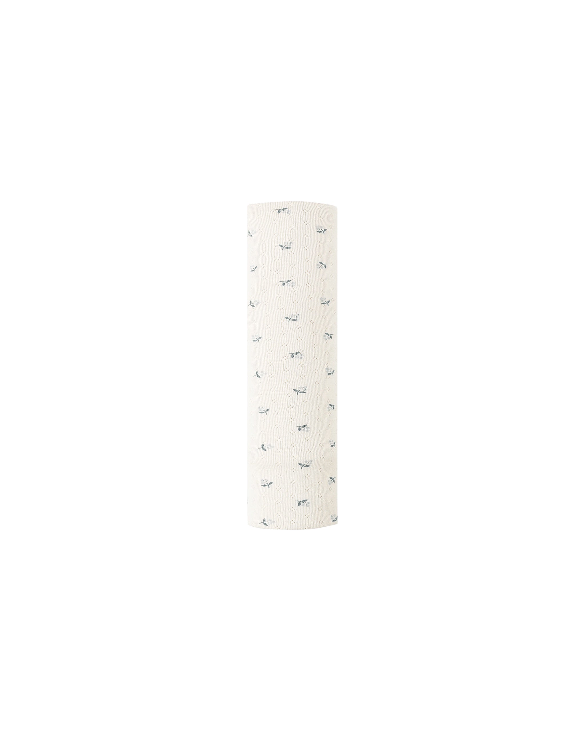 POINTELLE BABY BLANKET || BLUE DITSY | Quincy Mae