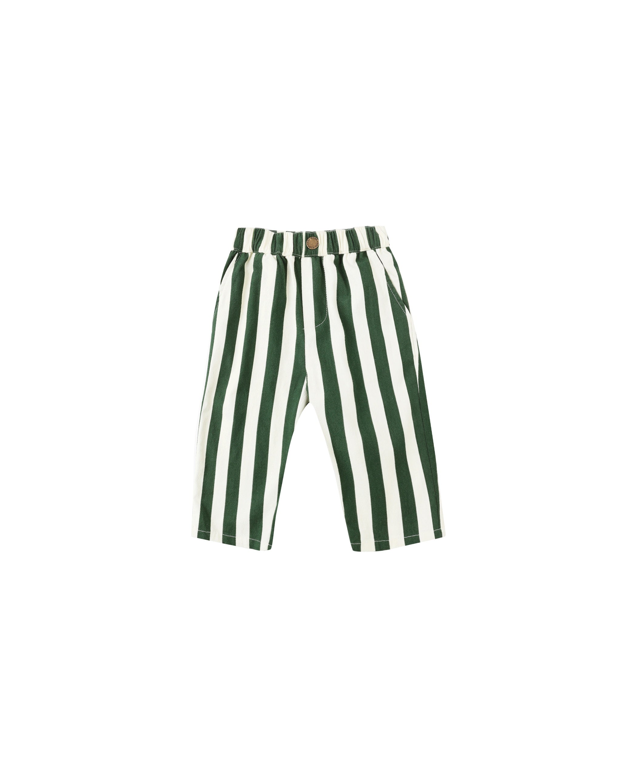 BAGGY PANT || GREEN STRIPE | Rylee + Cru