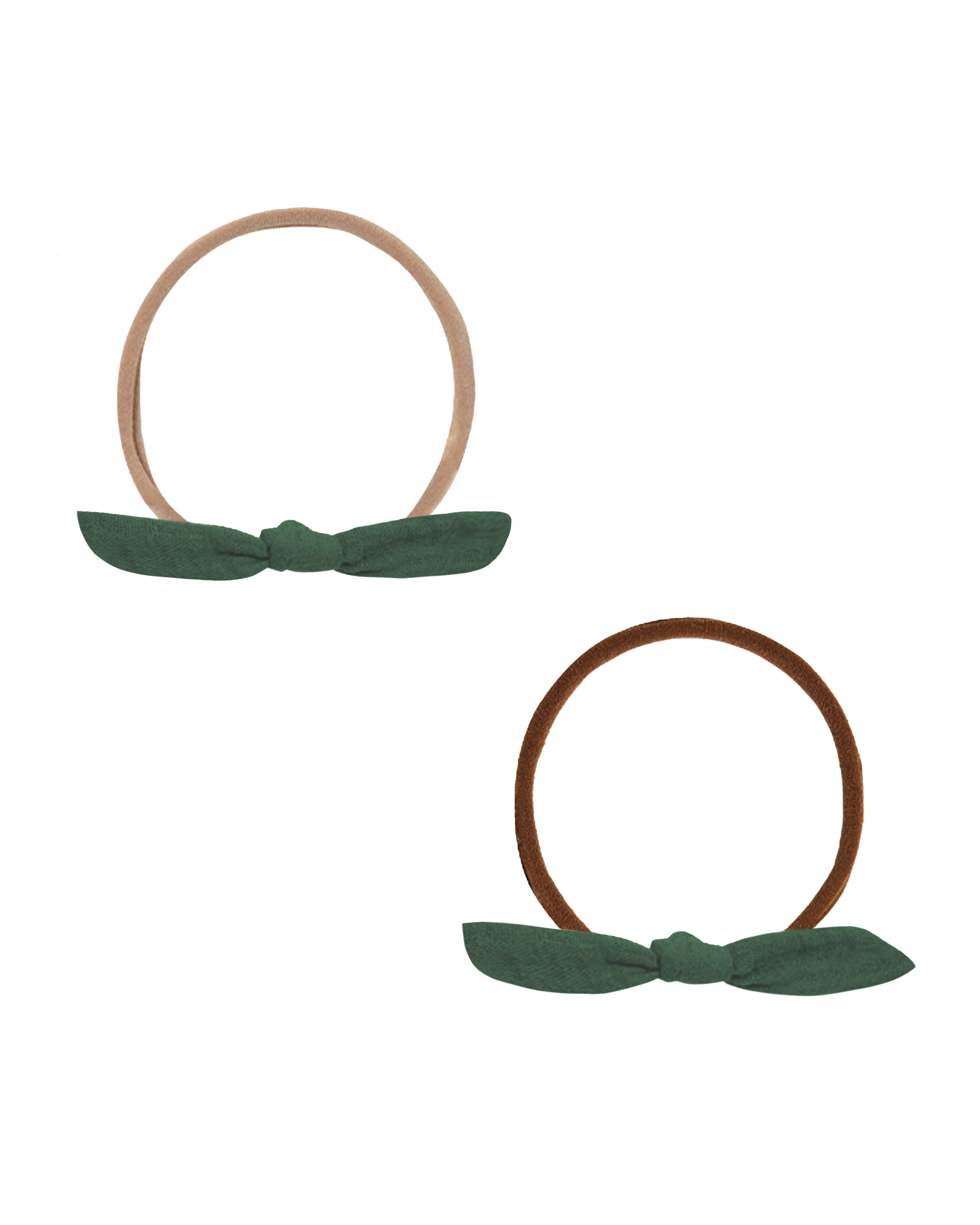 LITTLE KNOT HEADBAND || GREEN / BEIGE | Rylee + Cru