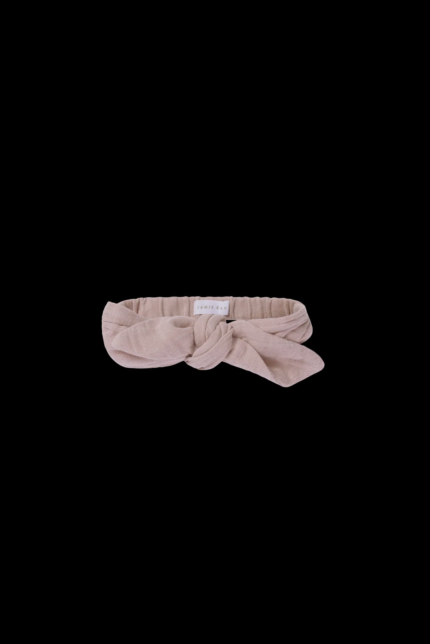 Organic Cotton Muslin Headband - Mauve Shadow | Jamie Kay
