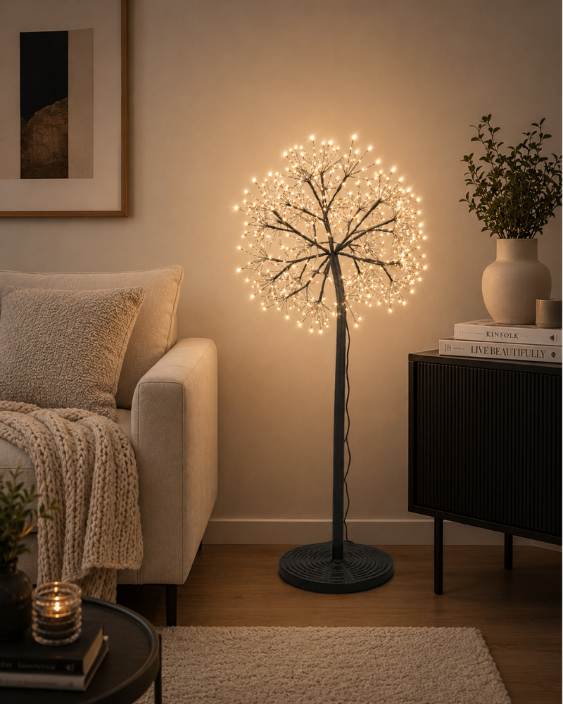Black Dandelion Tree - 120cm | Stellar Haus
