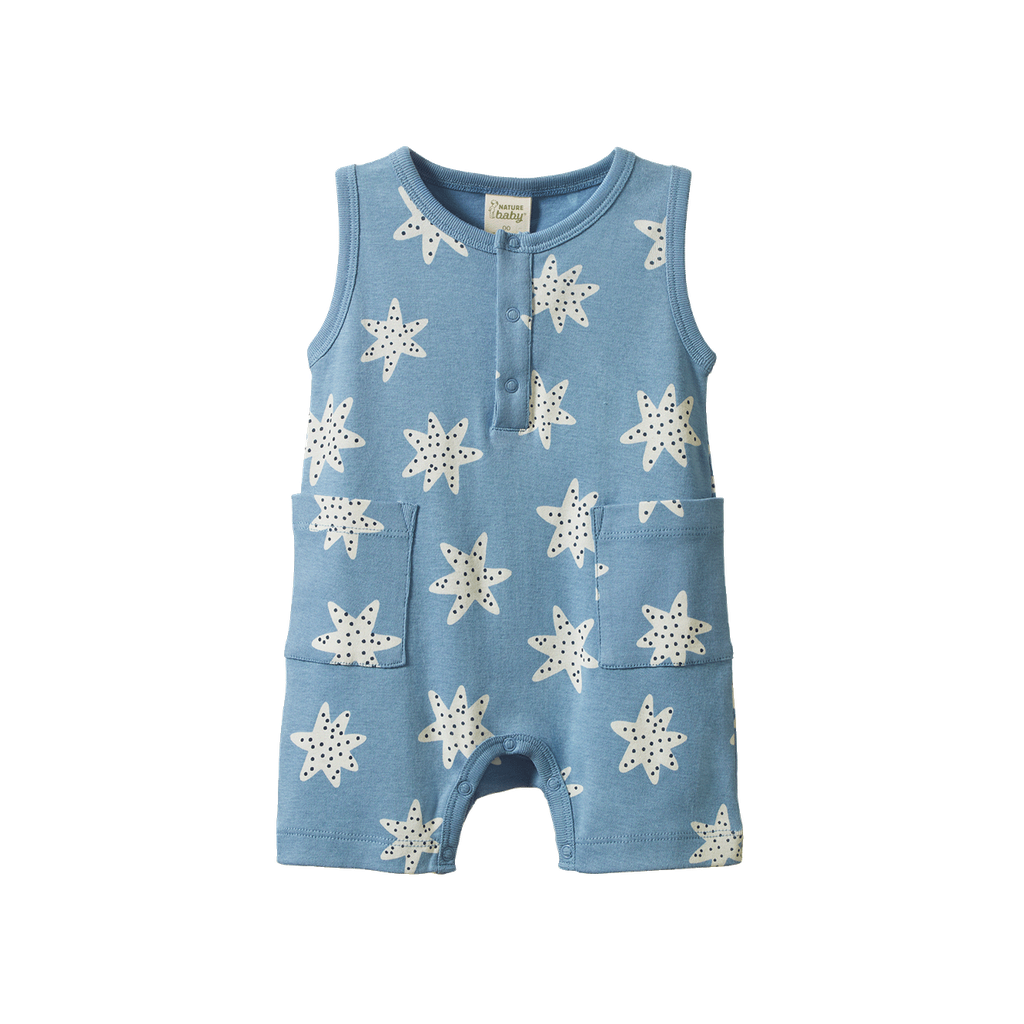 CAMPER SUIT - Sea Stars Print | Nature Baby