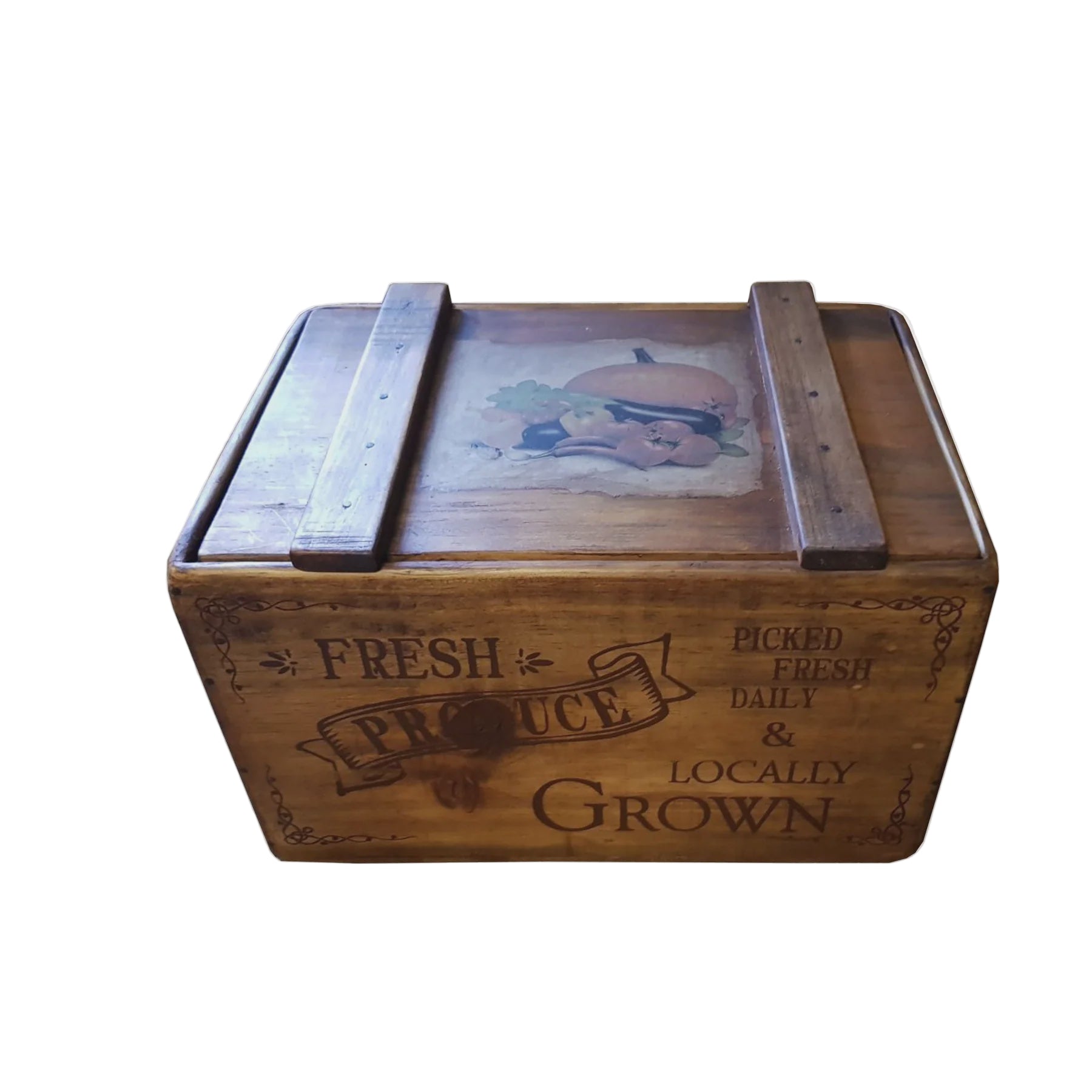 Vegetable Box with Lid | Blue Goose Imports