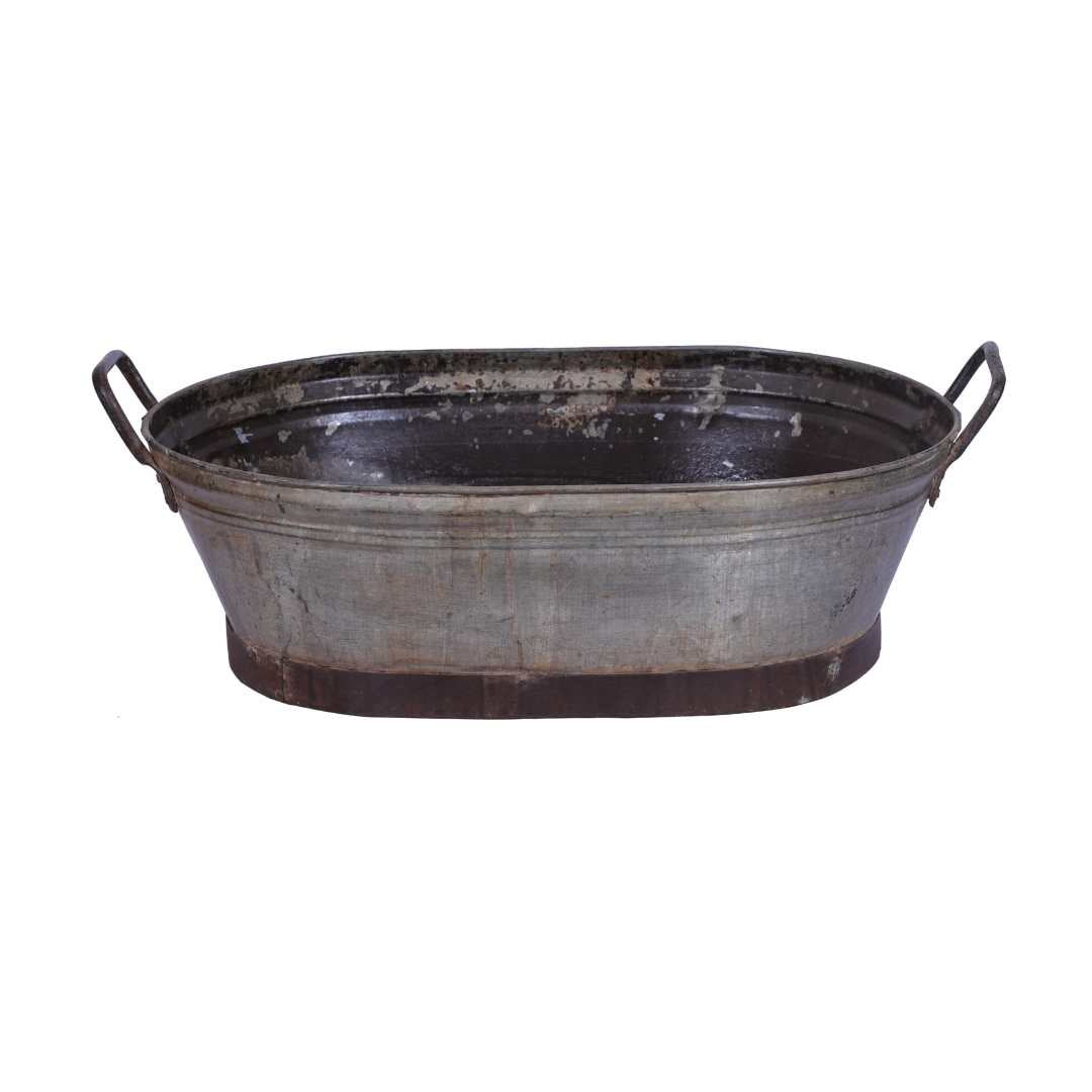 Vintage Iron Tub - Small | Barron Imports