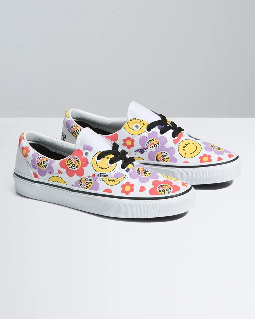 Kids Era Radically Happy - True White |  Vans