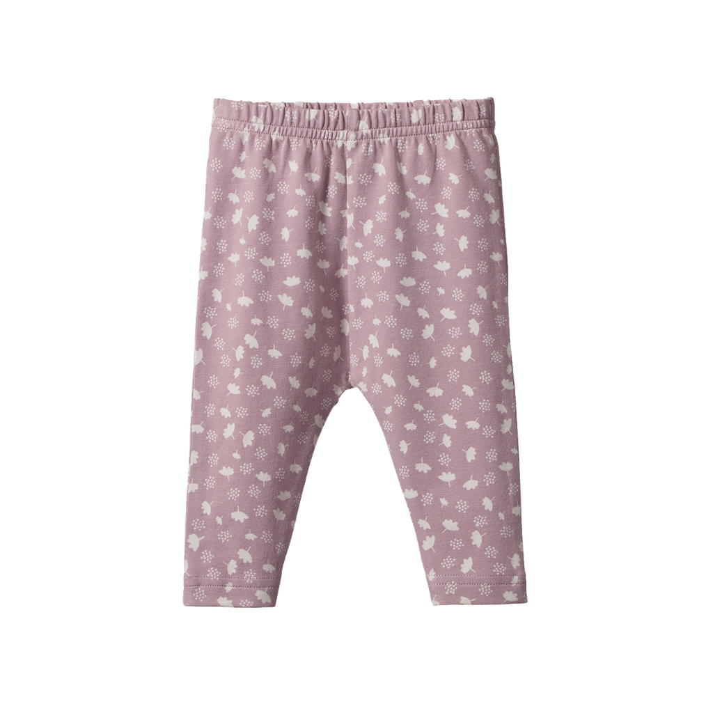 LEGGINGS - Dandelion Lilac Print | Nature Baby