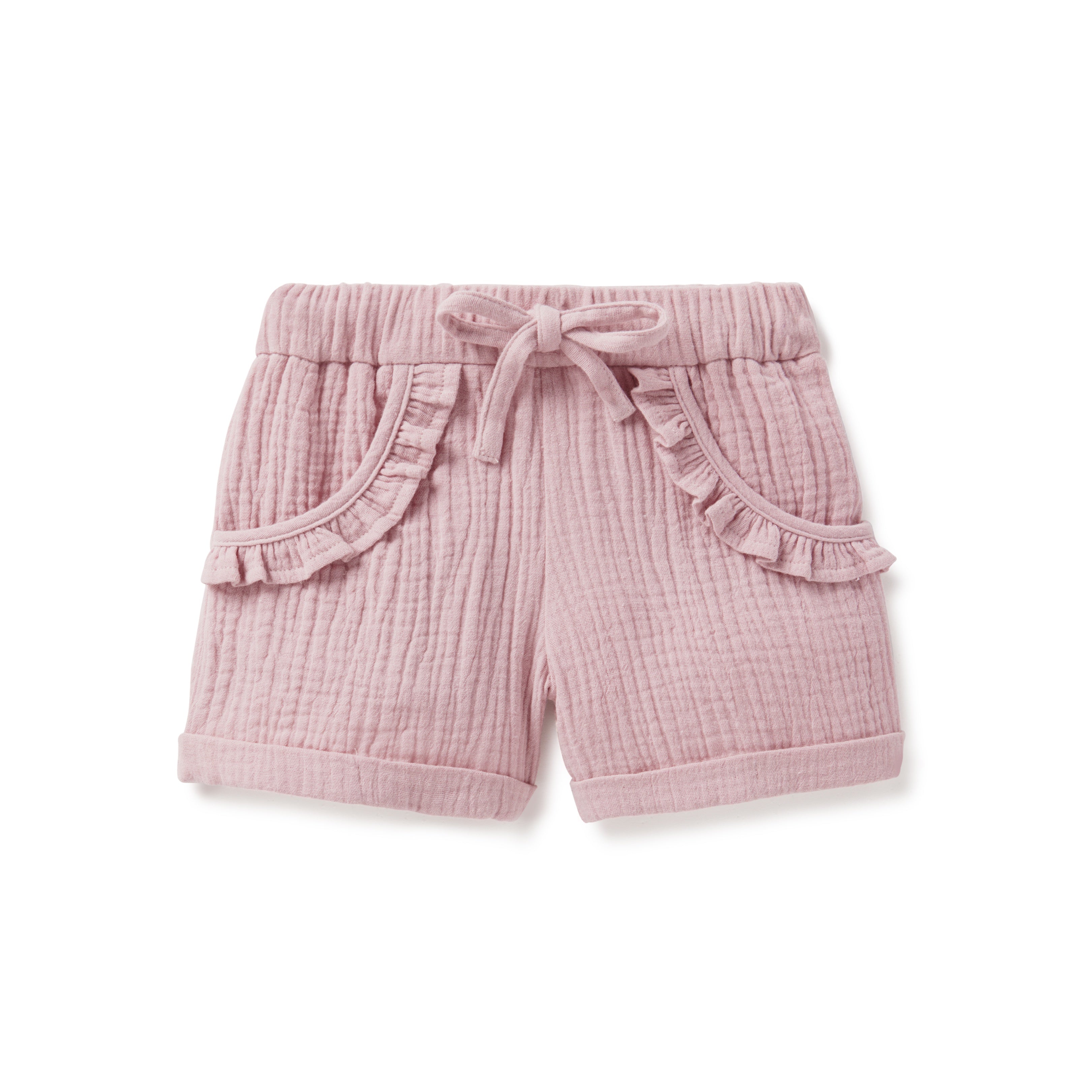 Willow Floral Harem Shorts - Dawn Pink | Aster & Oak