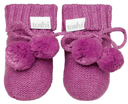 Organic Booties Marley Violet | Toshi